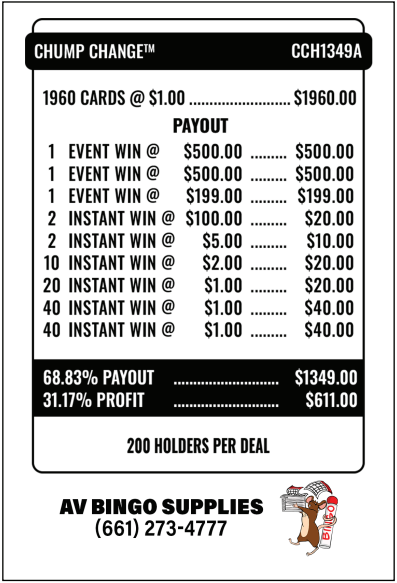 CHUMP CHANGE 1960 X 4