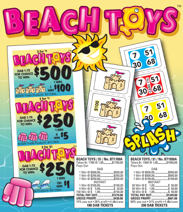 BEACH TOYS | T/C 1700 X 4 | Q25