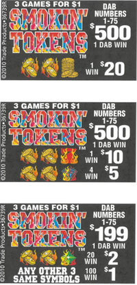 OVERSTOCK SMOKIN TOKENS 1950